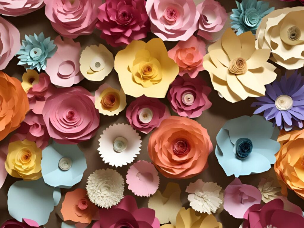 paper flowers donations