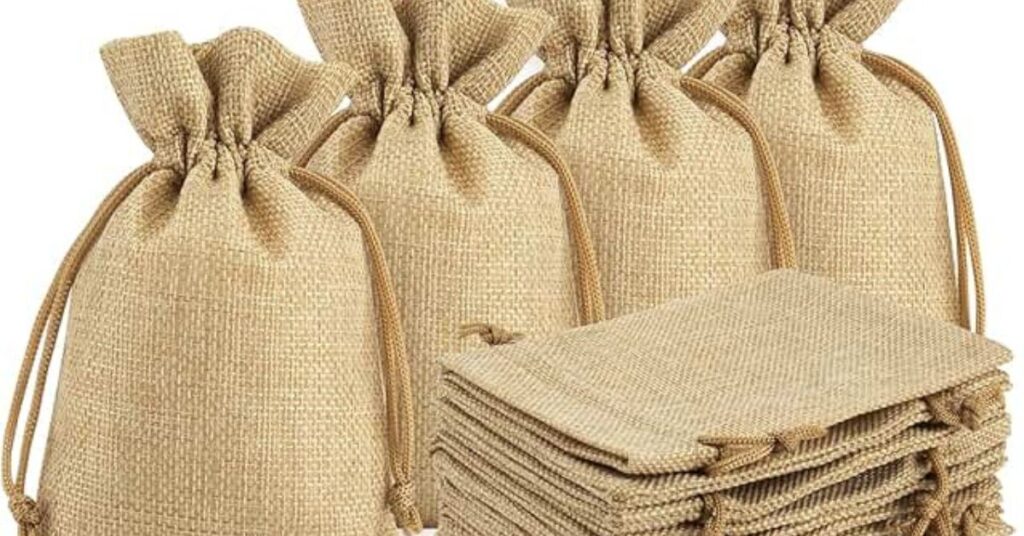 Burlap Gift Bags Are Affordable